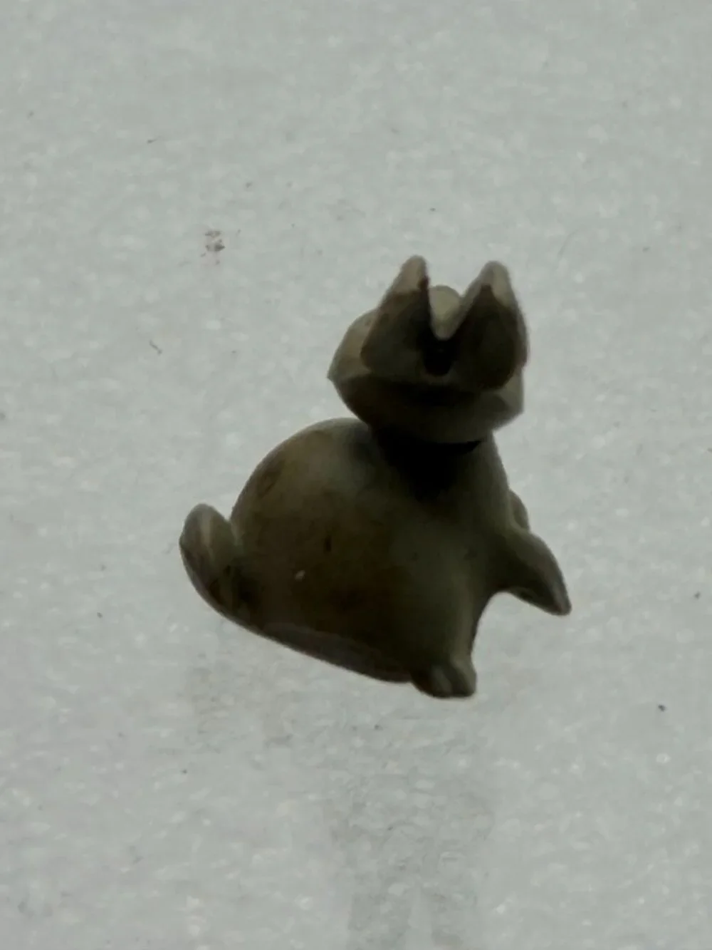 Vintage Miniature Plastic Bunny Rabbit Figurine Toy West Germany